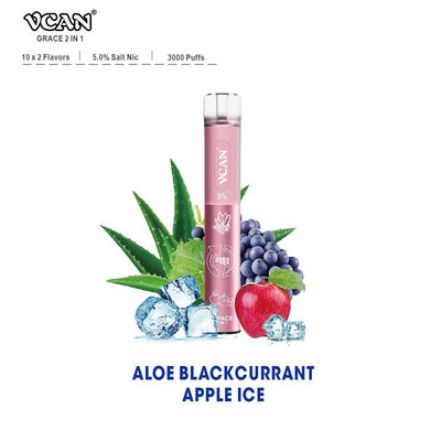 セリウムFC使い捨て可能なVapeのペン3000のパフのアロエのクロスグリのAppleの氷の味