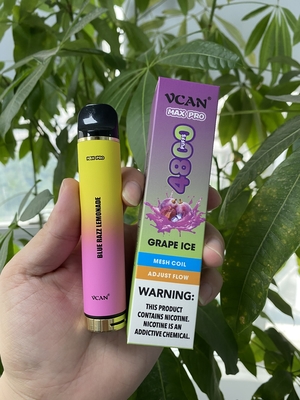 4800パフ650mahの電子ecigarettesの再充電可能なVcan最高のプロ使い捨て可能なVapeのペン